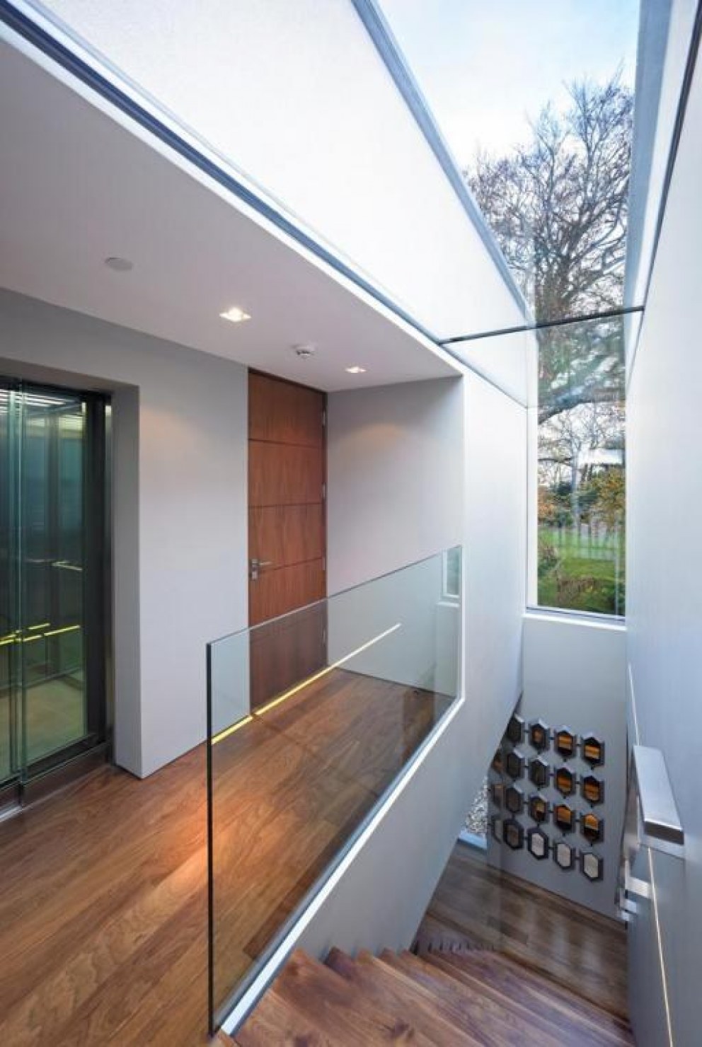 Award winning new build in Glasgow | Upper hallway | Interior Designers